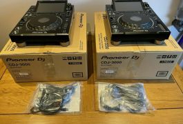 2x Pioneer CDJ-3000 Multi-Player + 1x DJM-900NXS2…
