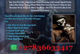 Real Death Spell That Brings Fast Results …